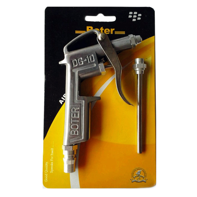  Pneumatic dust removal gun air gun iron blown dust gun aluminum alloy blow gun adjustable long mouth DG-10