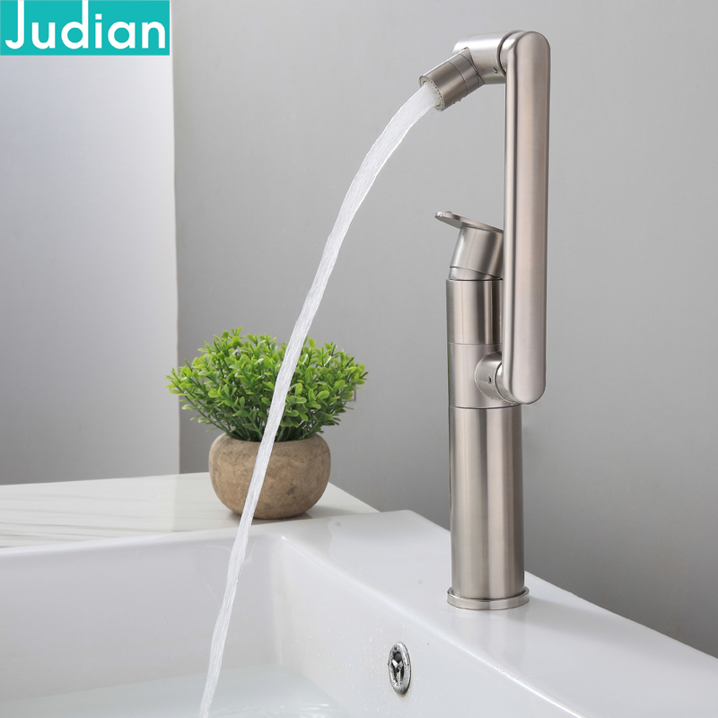 Washbasin tap hot and cold washbasin Wash Basin Face Basin Makeup Room Tricks Cat Stainless Steel Home Terrace Basin Universal Turn