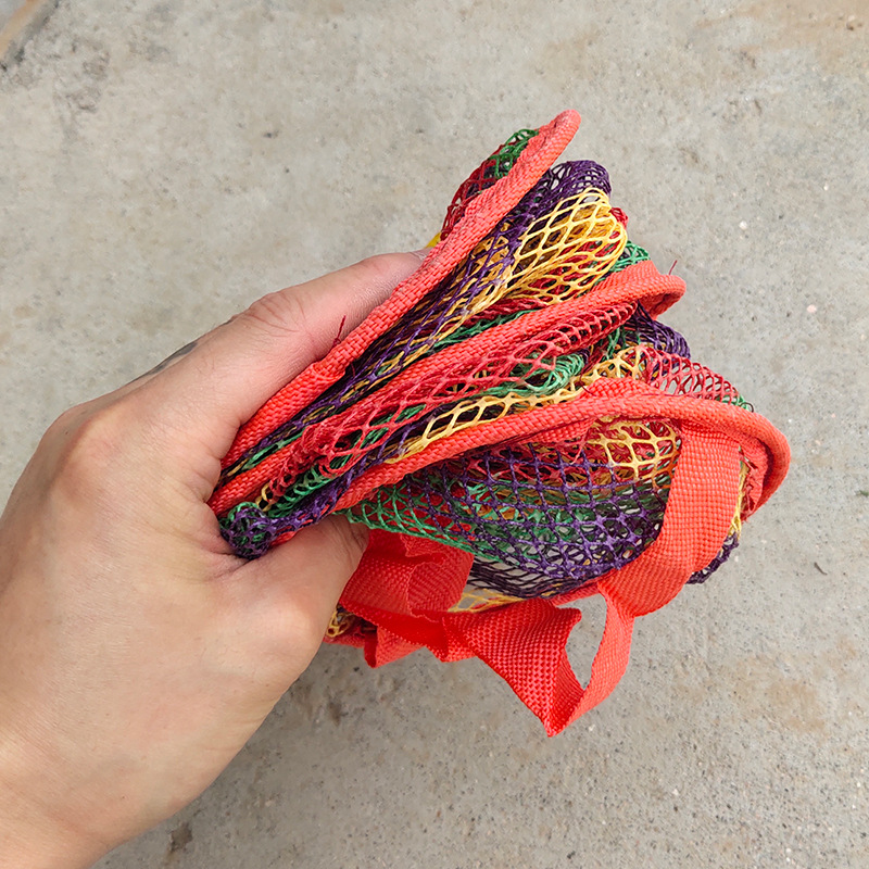 New Stream Small Fish Protection Simple Fish Cage Fish Mesh Waist Hanging Road Subboat Fishing Gear Speed Dry Portable Fly Fly Web Pocket