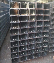 Hot-dip galvanized C- shaped steel profile 304 stainless steel C- groove steel U-shaped steel photovoltaic fire pipe seismic support guide rail