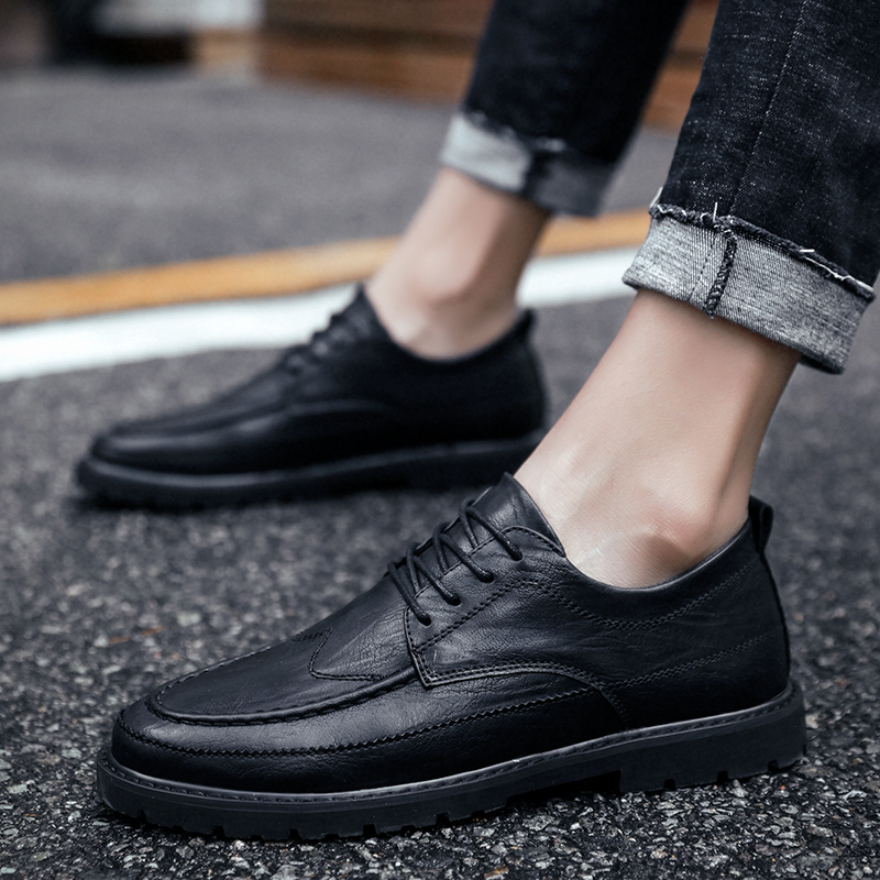 Men's shoes Summer breathable 2022 New trends Nets Men's shoes Inn Business Fashion Casual Leather Shoes Man