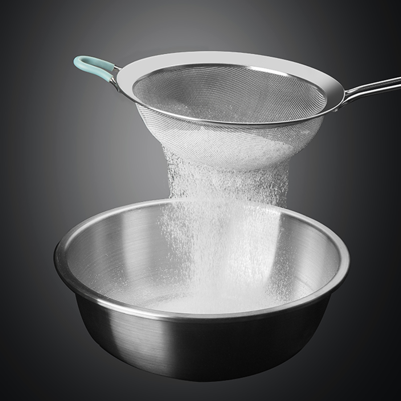 304 stainless steel soy milk filter sieve household ultra-fine baby supplementary food juice Chinese medicine slag kitchen small colander