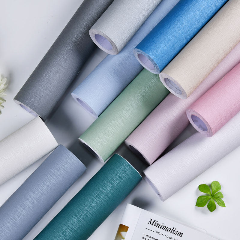Wallpaper Self Adhesive Waterproof Moistureproof Scrub Bedroom Warm Wardrobe Furniture Dormitory Wallpaper Refurbishment Wall Stickers