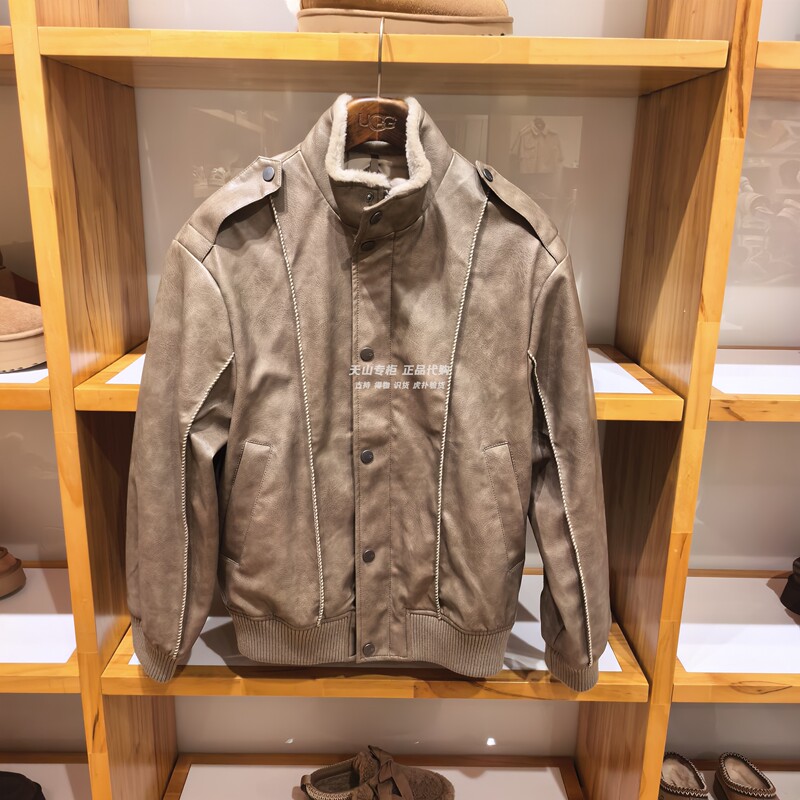 Ugg Genuine 26 New Autumn Men's Comfortable and Fashionable Zippered Casual Jacket with Stand Collar 1181011