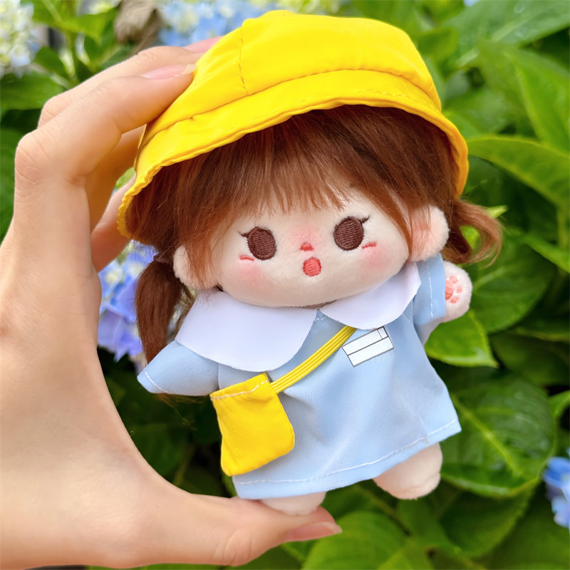 10cm娃衣幼稚园校服可爱超萌棉花娃娃努努海星体正常体自嘲熊衣服