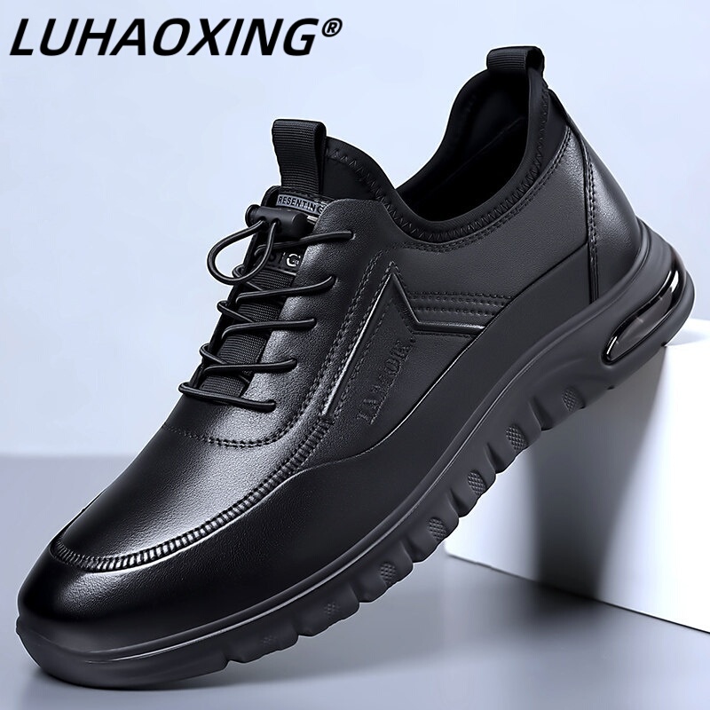 Men's Shoes with Internal Height Increase, Summer 2026 New Model, Genuine Leather Casual Shoes, Breathable Versatile Men's Sports Casual Shoes Men's Shoes with Internal Height Increase, Summer 2026 New Model, Genuine Leather Casual Shoes, Breathable Versatile Men's Sports Casual Shoes