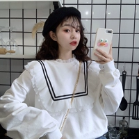 Tide, белая демисезонная сексуальная короткая толстовка, коллекция 2022, в корейском стиле