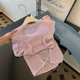 Korean-Style Chic Backless Lace-Up Knitted Short-Sleeve T-Shirt for Women, Summer Design, Sweet and Spicy Slim-Fit Short Top