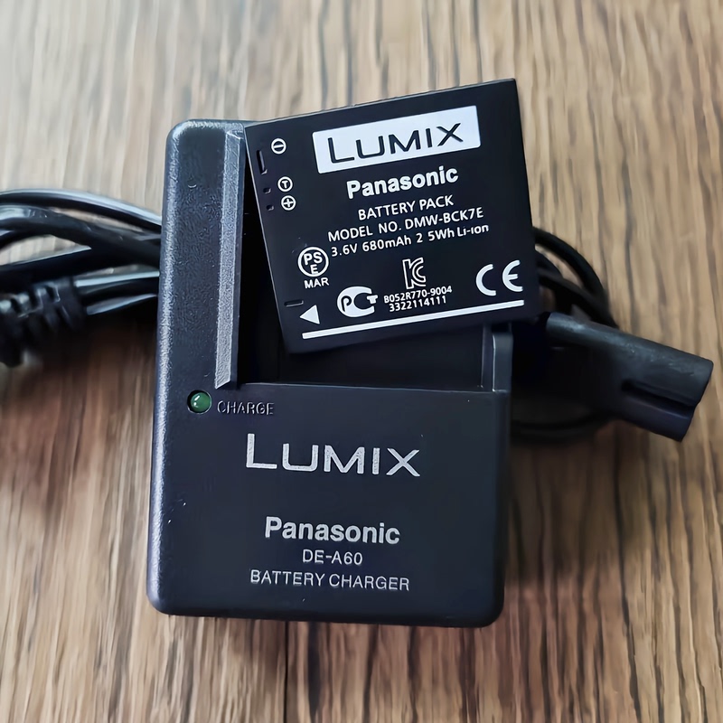 Suitable for Panasonic Cameras Sz1 Sz7 Fh2/4/5/6/7 Fh25/27 S1 S3 Battery + Charger Bck7 Suitable for Panasonic Cameras Sz1 Sz7 Fh2/4/5/6/7 Fh25/27 S1 S3 Battery + Charger Bck7