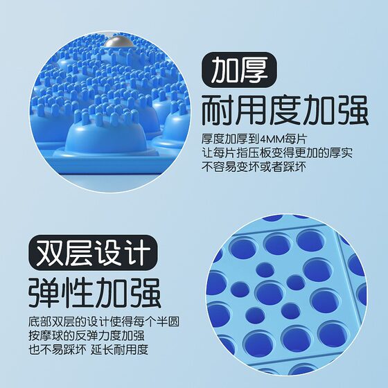 Acupressure Mat for Adults to Clear Meridians, Tpe Foot Massage Mat for Jogging, Extra-Large Acupoint Acupressure Mat for Adults