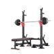 Calliven Bench Press Rack Home Squat Rack Cast Iron Widened and Thickened Barbell Weightlifting Bench Adjustable Fitness Equipment
