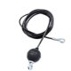 LAOSHU Fitness Equipment for Home Use, Hanging High Pull-Down Training Device, Steel Wire Rope Pulley with Resistance Band for Triceps
