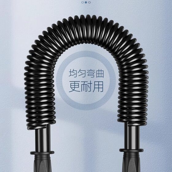 Upgraded thickened steel pipe arm strength device for men to exercise arm muscles and fitness equipment high-strength carbon steel spring chest muscles