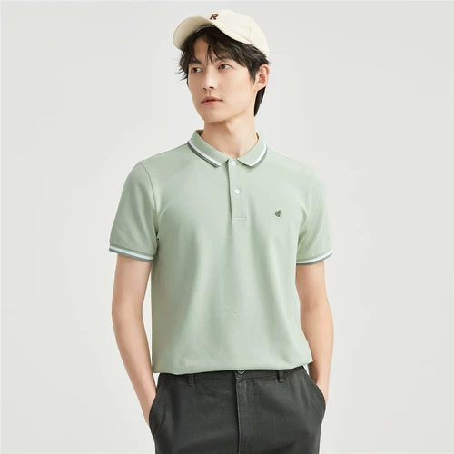 Zandanu Polo Men's лягушка, вышитая популярная платформа с коротким рукавом Polo 01013410