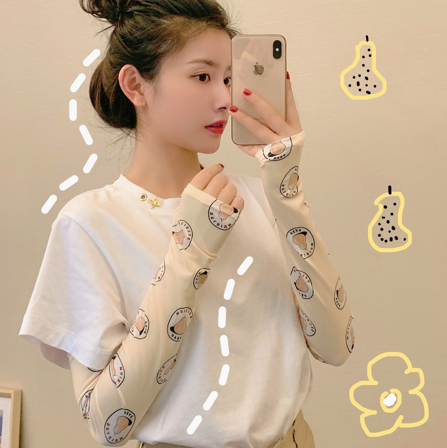 Elegant wind sunscreen sleeve female armguard 100 lap resistant UV summer driving ice silk gloves ins nets red ice sleeves