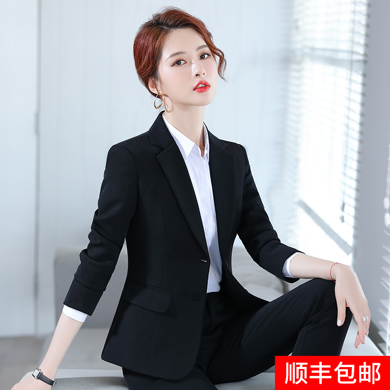 Suit set women autumn and winter 2021 New temperament college students formal dress lady suit suit suit work clothes overalls