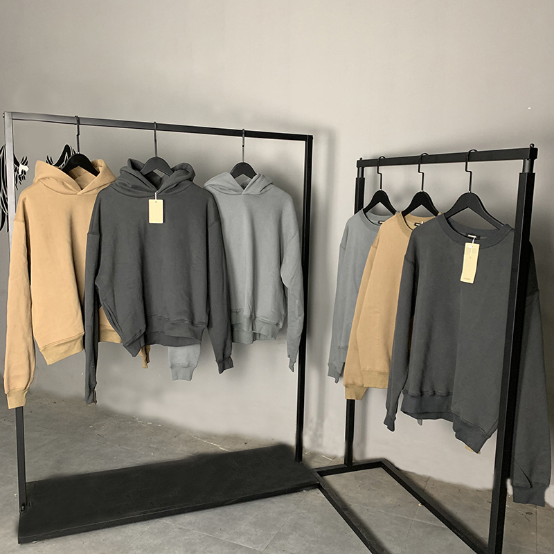 Woos Vlone Yeezy Season6 Kanye Sweatshirt High Street Vintage Hoodie Fleece Casual Jacket Trendy