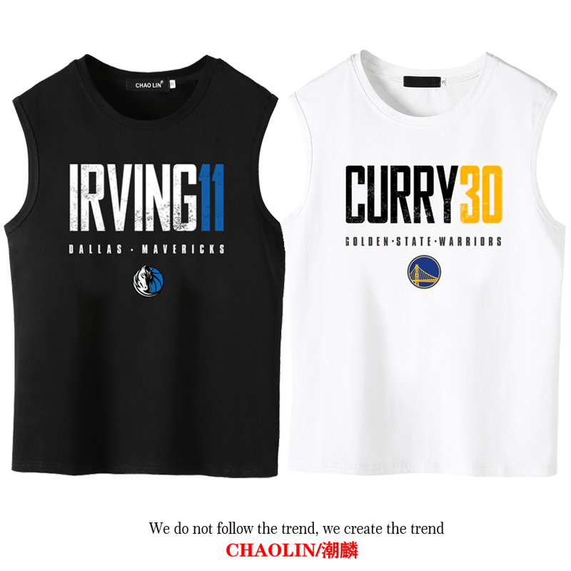 Owen Kevi Alexander Basketball Shooting Training Clothes Vest Sleeveless T-Shirt Pure Cotton Curry Jersey Vest