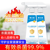 75 Degrees Alcohol Disinfectant 500ml Large Bottle Indoor Children Student Germicidal Quick Dry Portable Ethanol Disinfection Water