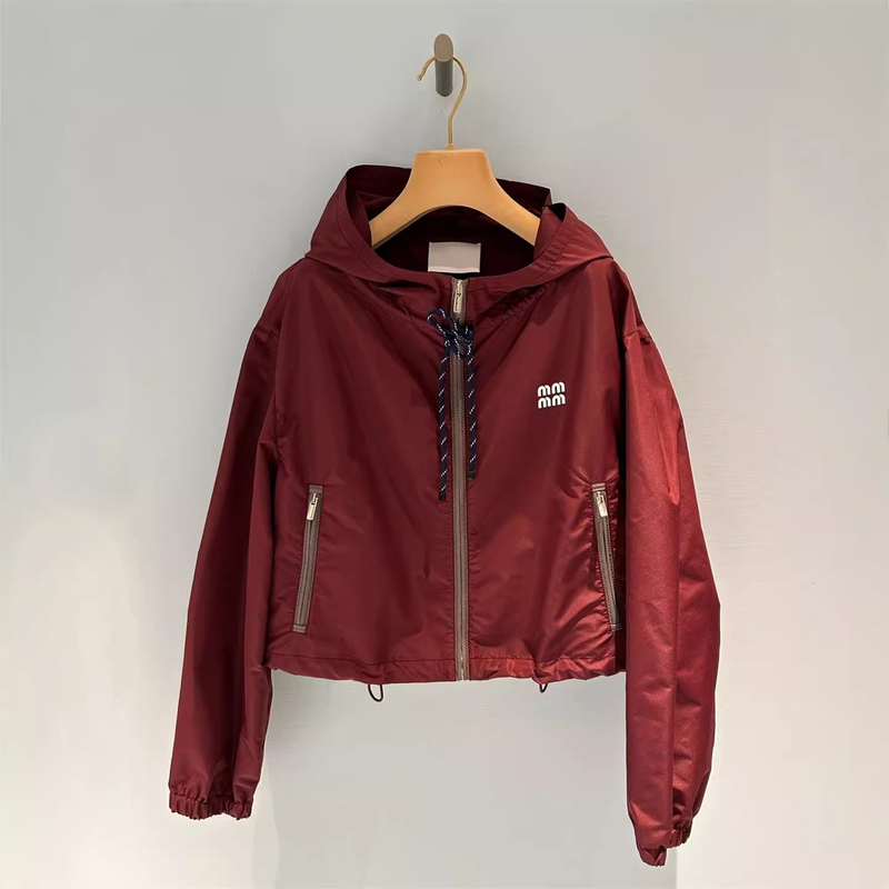 Miller Haute Couture 26 Spring New Collection Letter Print Tech Fabric Sun Protection Jacket Women's Windbreaker