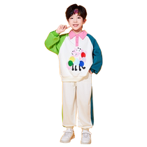 Childrens cheerleading costumes autumn primary school sports meeting opening ceremony costumes kindergarten class uniforms performance costumes