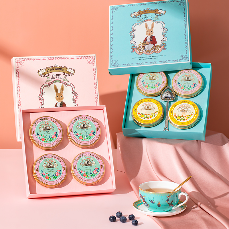 Blanrabbit Blanbunny Precious Fruit Language Flower Tea Gift Box Rose Tea Flower Fruit Tea Gift Box Delivered Gift Bag-Taobao