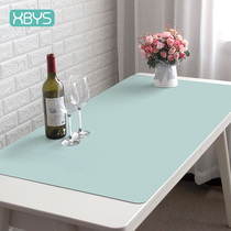 Accompany a lifetime Leather desk pad Oversized home computer desk cloth Student writing pad Restaurant coffee table pad Waterproof