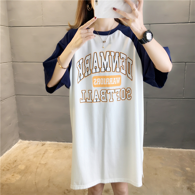 . 2020 mùa hè mới màu hồng ngắn tay t-shirt của phụ nữ Hàn Quốc phiên bản của thời trang thủy triều đầu mới phổ biến trong năm nay