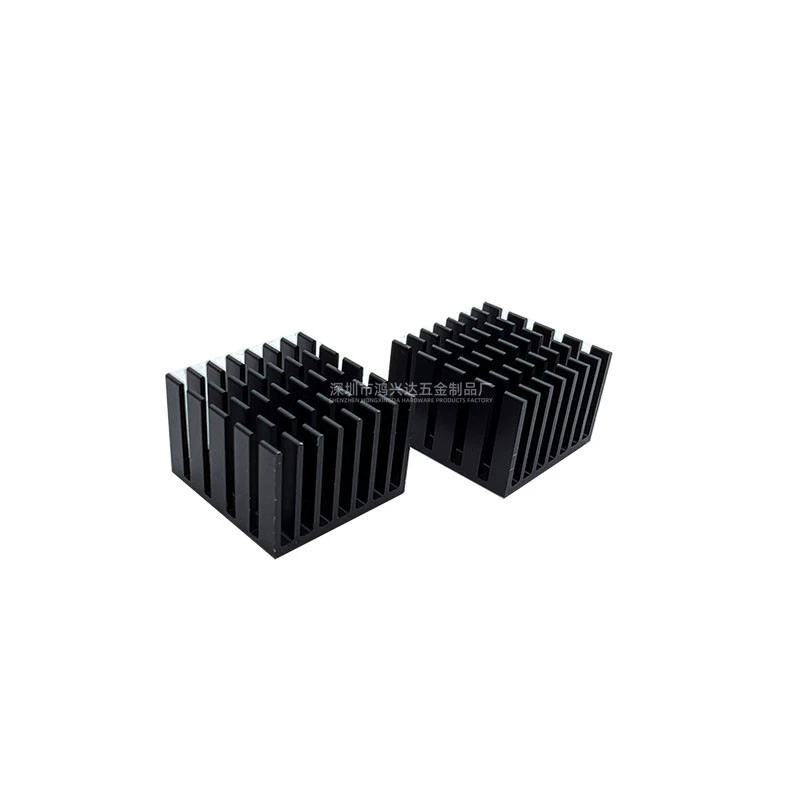 Tùy chỉnh tản nhiệt hợp kim nhôm chất lượng cao 22*22*15MM chip định tuyến IC tản nhiệt điện tử dày đặc răng