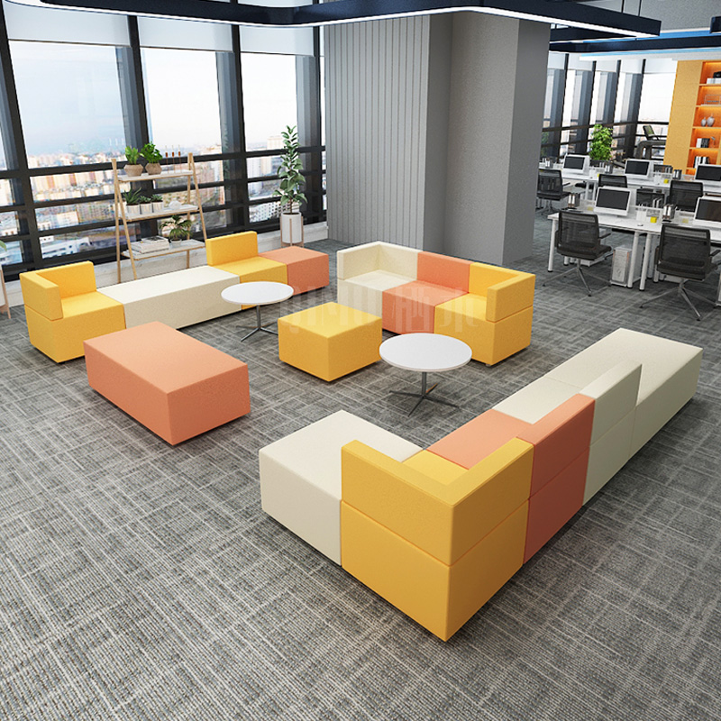 Shopping Hall Rest Waiting for Sofa Creative Leisure Simple Modern Reception Meeting Business Negotiation Office Sofa