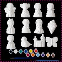 New childrens handmade diy toys kindergarten creative plaster painting mold white embryo ceramic painting new