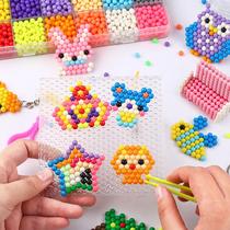 Girls puzzle elementary school students Net red water beads 10 years old to make toys girl bean jigsaw hand over ten years old