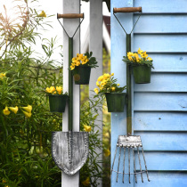 Eurostyle Garden Iron Art Wall-mounted flowerpots Multi-meat Potted Balcony Wall Deco garden Courtyard Terrace Terrace Cloth View