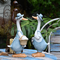 Nordic duck ornaments Home accessories Outdoor garden courtyard crafts creative living room TV cabinet entrance decoration