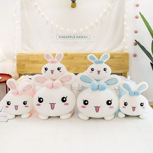 Милый большой плюшевый кролик, игрушка для сна, подушка, кукла для обнимания