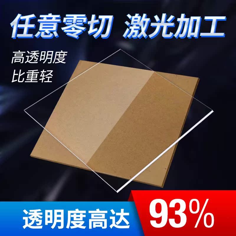 Custom DIY handmade material Plexiglass plate Custom display box display plate Anti-static acrylic plate