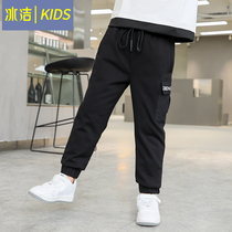 Ice cleaning 2022 Winter new products Children casual Fashion down pants CUHK children garnter warm outside wearing foot pants