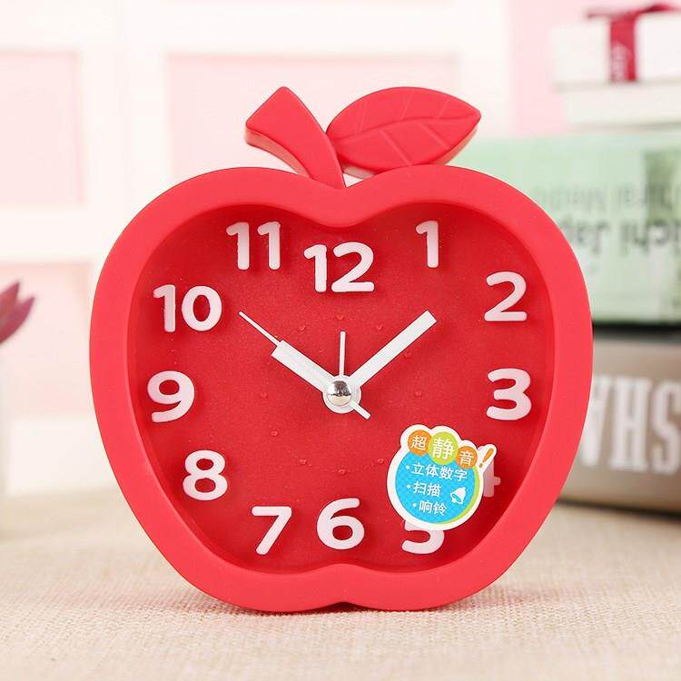  Bedroom creative alarm clock Bed head Luminous mute Student European decoration Japanese and Korean version Desktop Desktop clock table