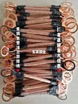 Copper clad plastic flange Anti-static jumper flange Jumper Oil pipeline fittings Flange Electrostatic copper belt