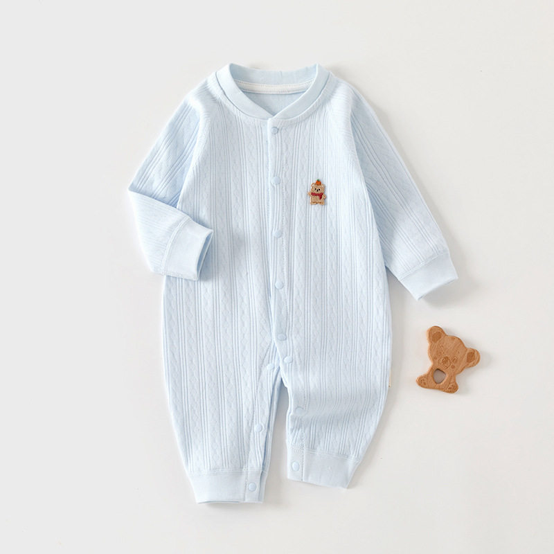 Cotton Baby Jumpsuit, Autumn Clothing for Newborns, Soft and Skin-Friendly Pajamas for Boys and Girls, All-Season Romper — 6