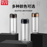 Стеклянный портативный прозрачный креативный чай подходит для мужчин и женщин для домашнего использования, чайная чашка