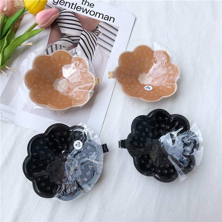 Ngực dán phần mỏng siêu mỏng mùa hè làm đẹp gợi cảm trở lại một mảnh quấn ngực đồ lót cưới quây quây vai dày - Nắp núm vú miếng dán đầu nhũ hoa