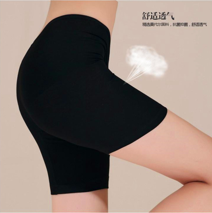 2018 lụa băng womens thai quần an toàn tăng mỡ số lượng năm điểm mỡ xà cạp phụ nữ mùa hè quần short bảo hiểm mm200 pounds.