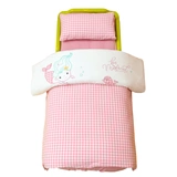 Хлопковое одеяло для детского сада, детский комплект, пододеяльник для кроватки, 3 предмета, постельные принадлежности