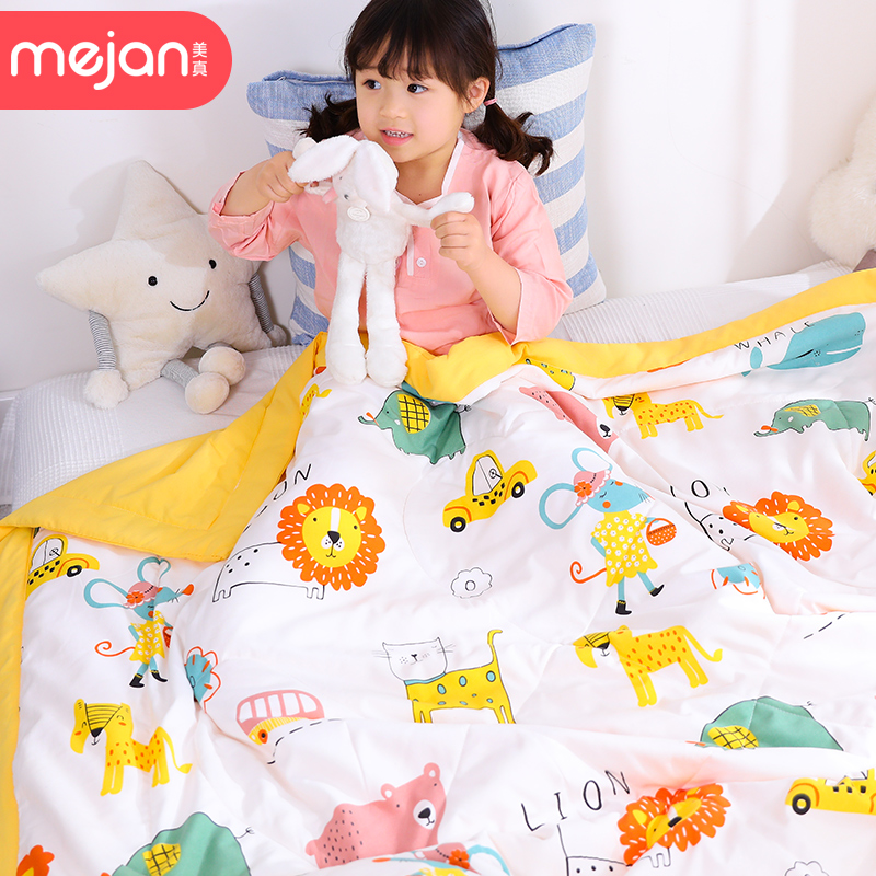 Water washing and hair children summer cool by kindergarten nap summer by baby air conditioning by baby's quilt covered by baby's thin cover