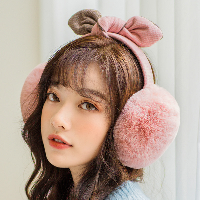 Warm earmuffs earmuffs winter ear bag winter ear cover ear warm female winter cute earmuffs children's ear cap thickened