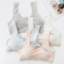 Mulberry silk maintenance girl underwear development period high school students bra thin girl vest 12 years old 10 years old youth