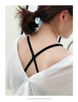  2019 new non-slip shoulder strap cross beauty back bra belt underwear belt heart-shaped love cross bra belt invisible summer