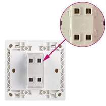 Double control halfway open concealed switch single switch double home multi-control B three-control triple one-opening model