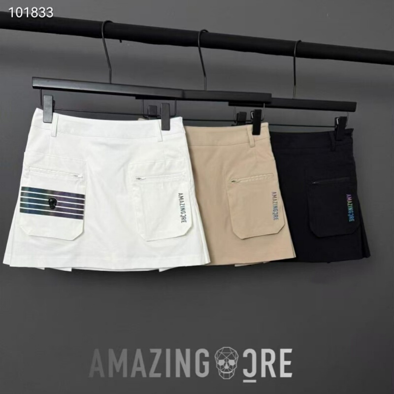 Summer Korean Style New Fashion Golf Women's Short Skirt Hip-Covering Skirt Slim Fashion Outdoor Sports Culottes Versatile